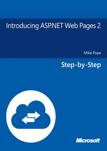 Introducing Aspnet Web Pages 2 Stepbystep Pope Mike