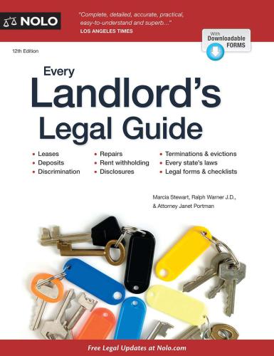 Every Landlords Legal Guide 12th Edition Portman Janetstewart