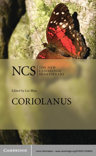 Coriolanus The New Cambridge Shakespeare Second Edition 2nd Edition William Shakespeare