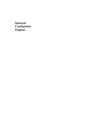 Internal Combustion Engines Applied Thermosciences Fourth Edition Fourth Allan Kirkpatrick