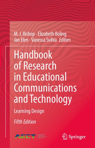 Handbook Of Research On Educational Communications And Technology Learning 5th Edition M J Bishop