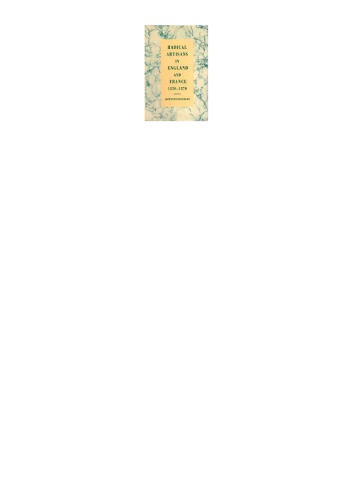 Radical Artisans In England And France 18301870 Prothero Iorwerth