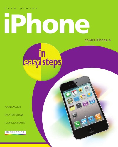 Iphone In Easy Steps Covers Iphone 4 Provan Drew