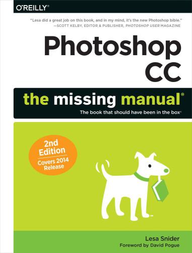 Photoshop Cc The Missing Manual Snider Lesa
