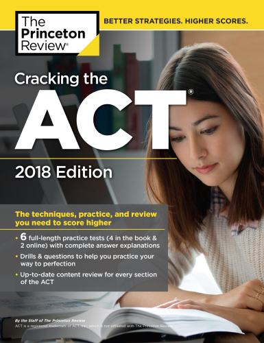 Cracking The Act With 6 Practice Tests 2018 Edition Princeton Review
