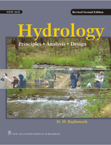 Hydrology Principle Analysis Design 2nd Ed Raghunath H M