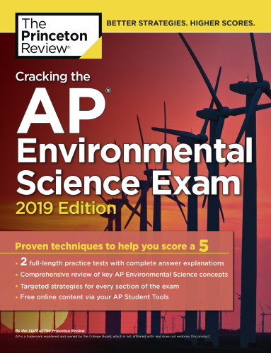 Cracking The Ap Environmental Science Exam 2019 Edition Review