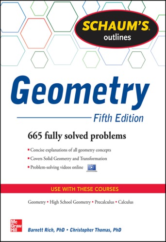 Schaums Outlines Geometry Includes Plane Analytic And Transformational Geometries 5 Ed Rich