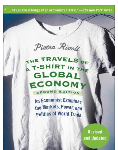 The Travels Of A Tshirt In The Global Economy Second Edition Pietra Rivoli
