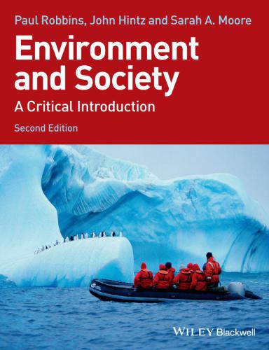 Environment And Society A Critical Introduction Robbins Paulhintz