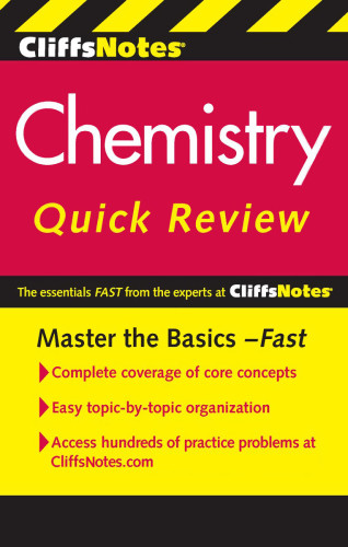 Cliffsnotes Chemistry Quick Review Robyn L Ford