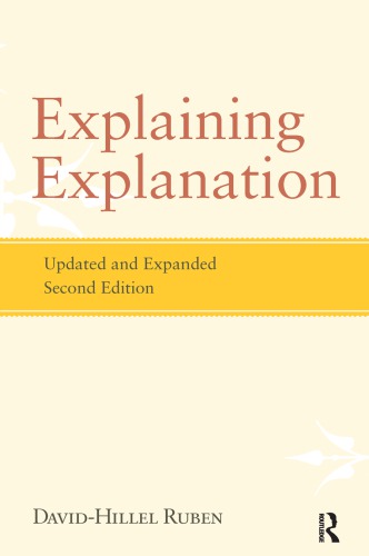 Explaining Explanation 2nd Edition Davidhillel Ruben