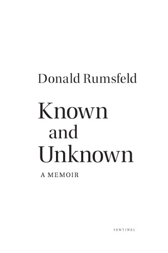 Known And Unknown Rumsfeld Donald