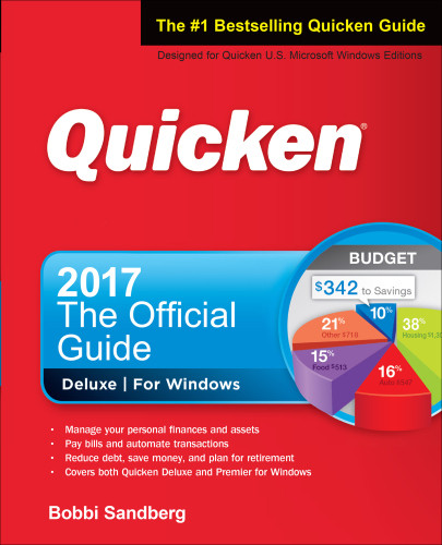 Quicken 2017 The Official Guide 7th Edition Sandberg Bobbi