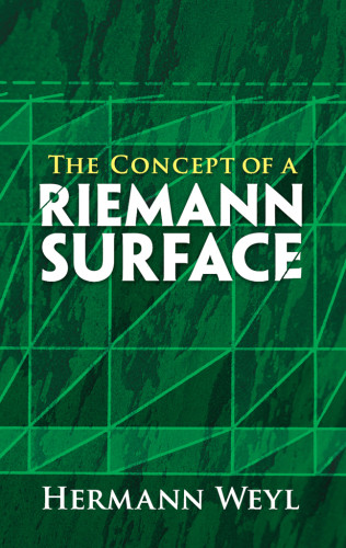 Concept Of A Riemann Surface Weyl Hermannmaclane Gerald R