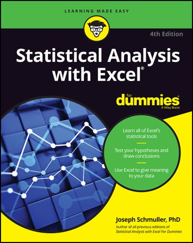Statistical Analysis With Excel For Dummies 4th Edition Schmuller