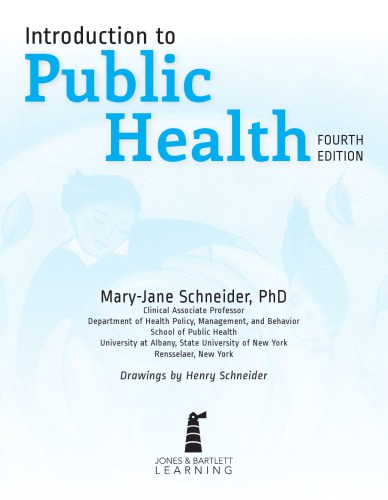 Introduction To Public Health 4th Edition Schneider Maryjane