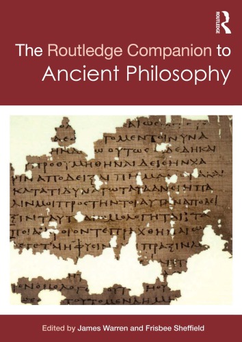 The Routledge Companion To Ancient Philosophy Sheffield Frisbee Candida Cheyennewarren