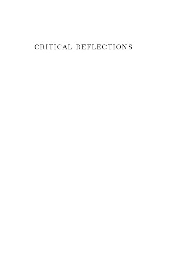 Critical Reflections Essays On Golden Age Spanish Literature In Honor Of James A Parr Simerka