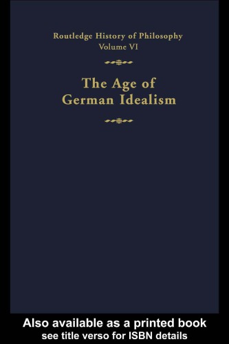 The Age Of German Idealism Solomon Robert Chiggins Kathleen Marie