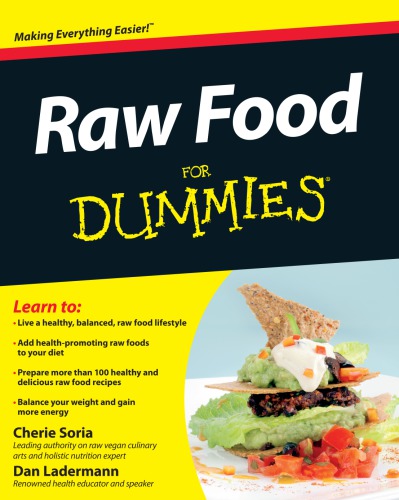 Raw Food For Dummies Soria Cherieladermann Dan