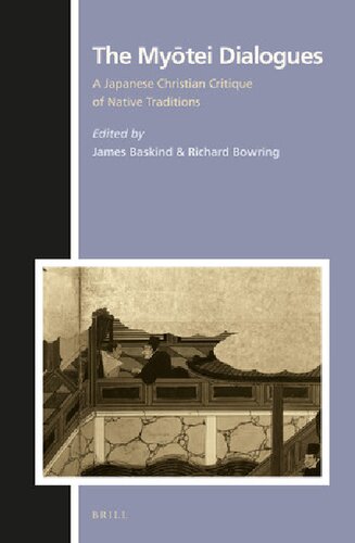 The Mytei Dialogues A Japanese Christian Critique Of Native Traditions X 214 Pp Index Ed James Baskind