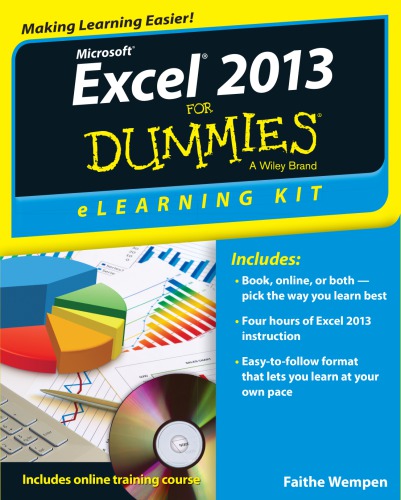 Excel 2013 Elearning Kit For Dummies Wempen Faithe