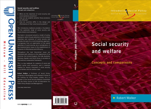 Social Security And Welfare Concepts And Comparisons Reprinted Walker