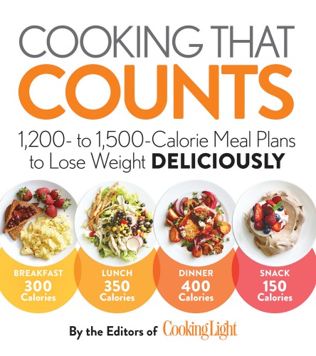 Cooking That Counts 1200 To 1500calorie Meal Plans To Lose Weight Deliciously The Editors Of Cooking Light