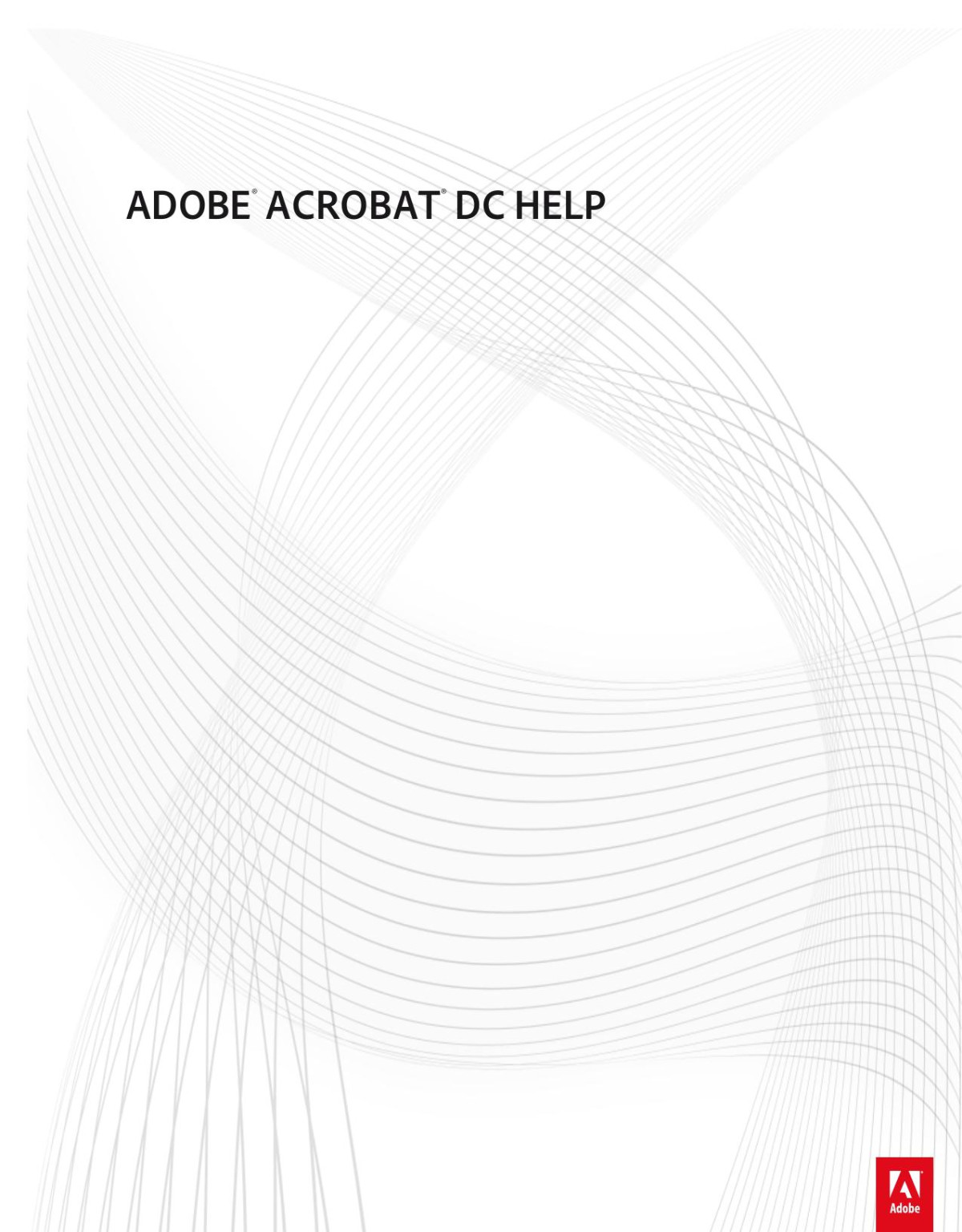 Adobe Acrobat Dc Help Adobe Systems Incorporated