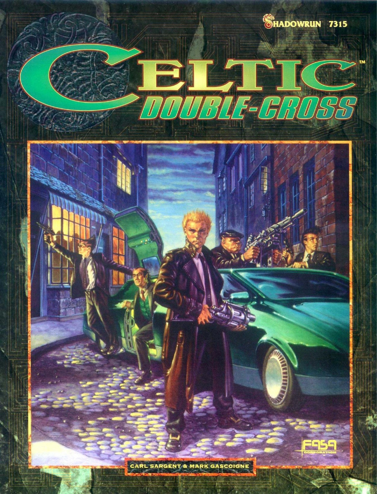 Shadowrun Celtic Double Cross 2nd Edition Carl Sargent Mark Gascoigne