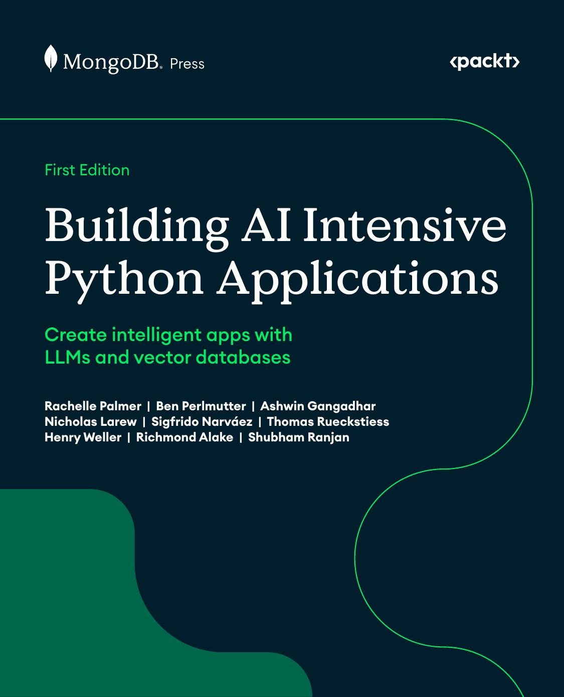 Building Ai Intensive Python Applications Rachelle Palmer Ashwin Gangadhar