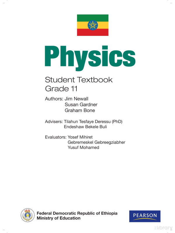 Physics Grade 11 Jim Newall Susan Gardner Graham Bone