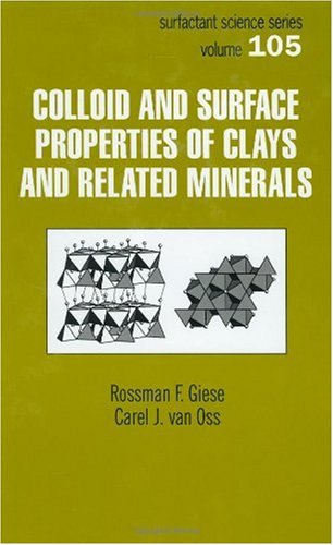 Colloid And Surface Properties Of Clays And Related Minerals 1st Rossman F Giese
