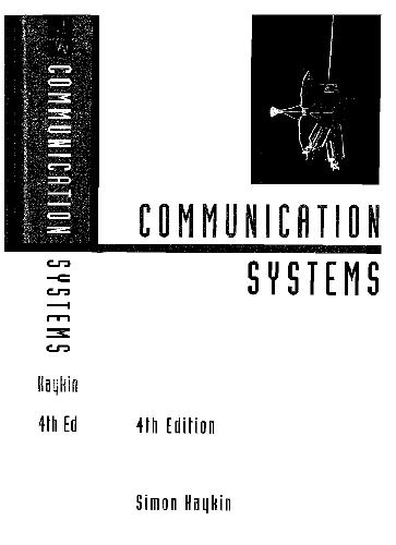 Communication Systems 4th Ed Simon Haykin