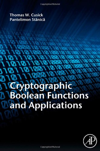 Cryptographic Boolean Functions And Applications Thomas W Cusick
