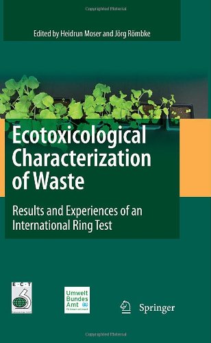 Ecotoxicological Characterization Of Waste Results And Experiences Of An International Ring Test 1st Edition J Rmbke