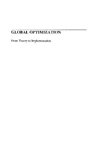 Global Optimization From Theory To Implementation Leo Liberti Editor