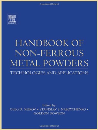 Handbook Of Nonferrous Metal Powders Technologies And Applications Oleg D Neikov