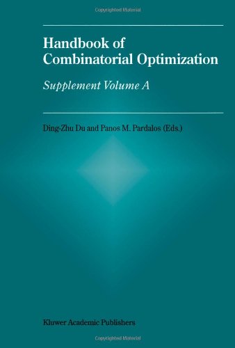 Handbook Of Combinatorial Optimization 1st Edition Dingzhu Du