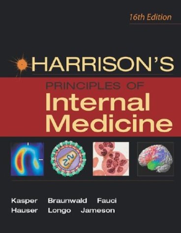 Harrisons Principles Of Internal Medicine 16th Edition 16th Edition Dennis L Kasper