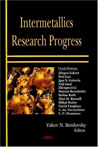Intermetallics Research Progress Yakov N Berdovsky