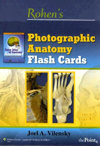 Rohens Photographic Anatomy Flash Cards Johannes W Rohen Chihiro Yokochi