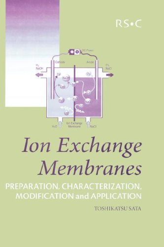 Ion Exchange Membranes Preparation Characterization Modification And Application 1st Edition T Sata