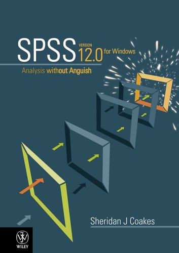 Analysis Without Anguish Version 120 For Windows Sheridan J Coakes