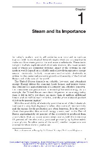 Steam Plant Operation 8th Edition Everett B Woodruff Herbert B Lammers