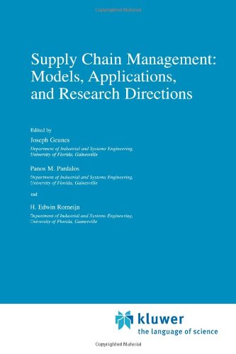 Supply Chain Management Models Applications And Research Directions 1st Edition Joseph Geunes