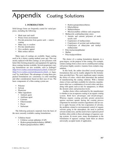 Handbook Of Pharmaceutical Manufacturing Formulations Compressed Solid Products