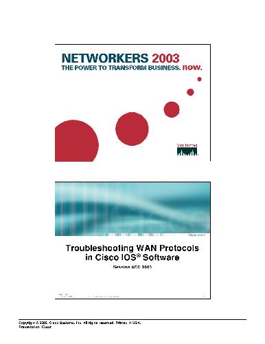 Troubleshooting Wan Protocols In Cisco Ios Software