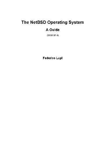 The Netbsd Operating System A Guide Federico Lupi